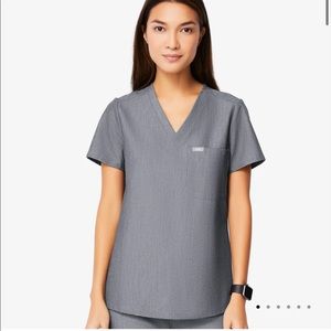 Figs Catarina™ One-Pocket Scrub Top graphite